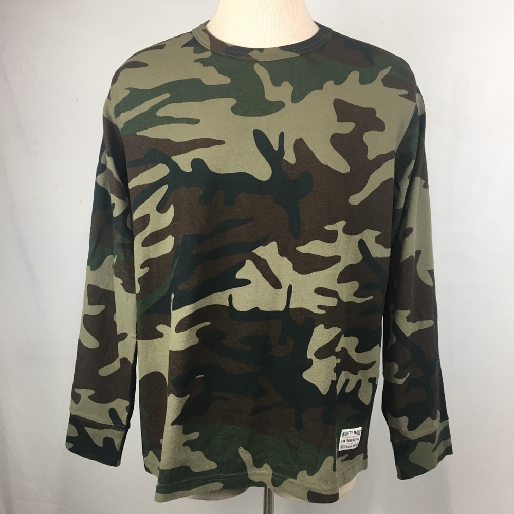 Levi’s Camo Sweater Mighty Made Camouflage Large